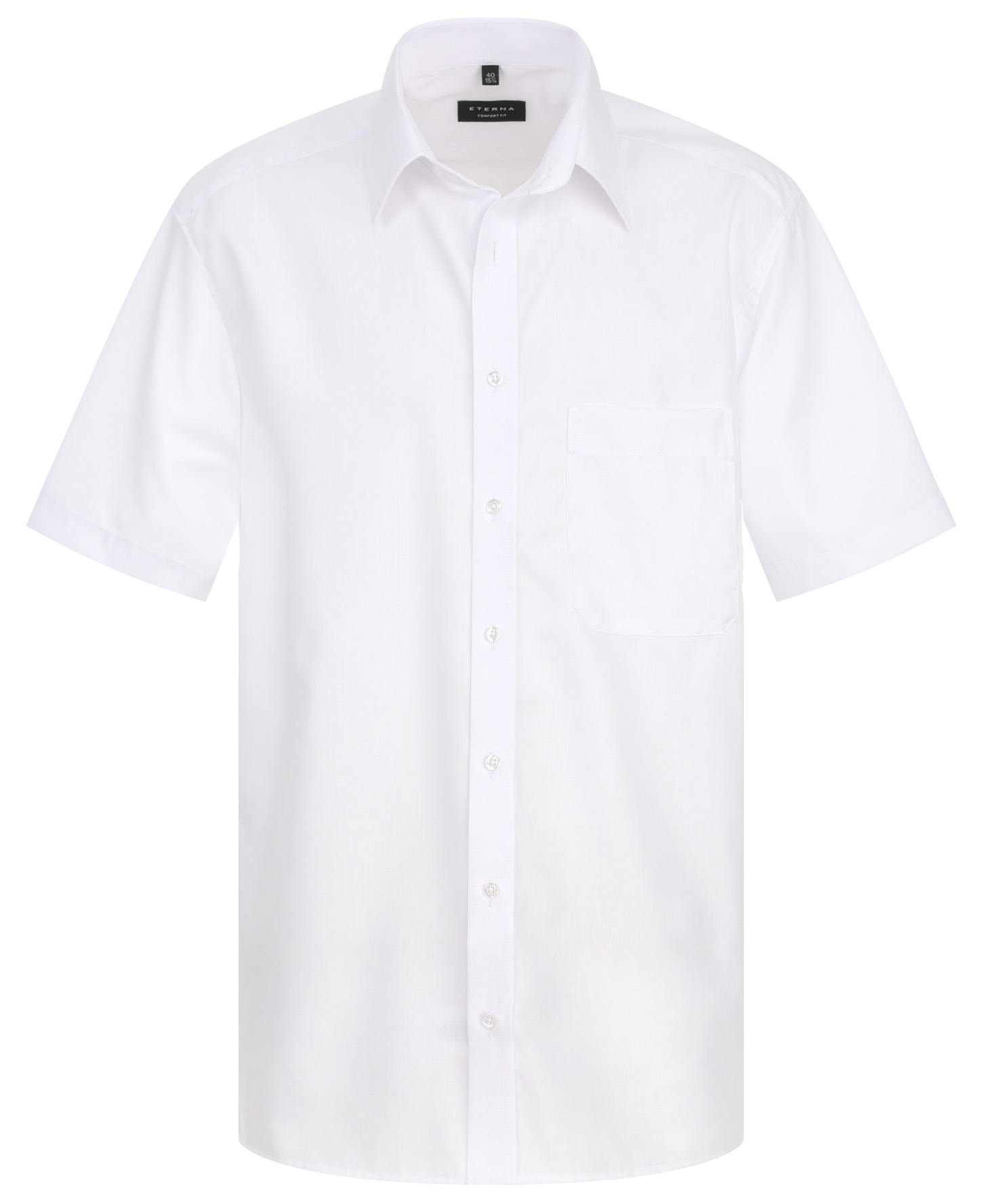 Kortærmet Herreskjorte, Comfort Fit